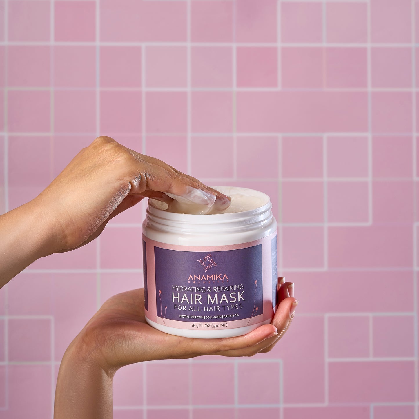 Hydrating & revitalizing hair mask - 500 ml (Pack of 2)