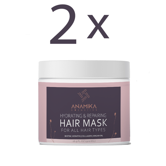 Hydrating & revitalizing hair mask - 500 ml (Pack of 2)