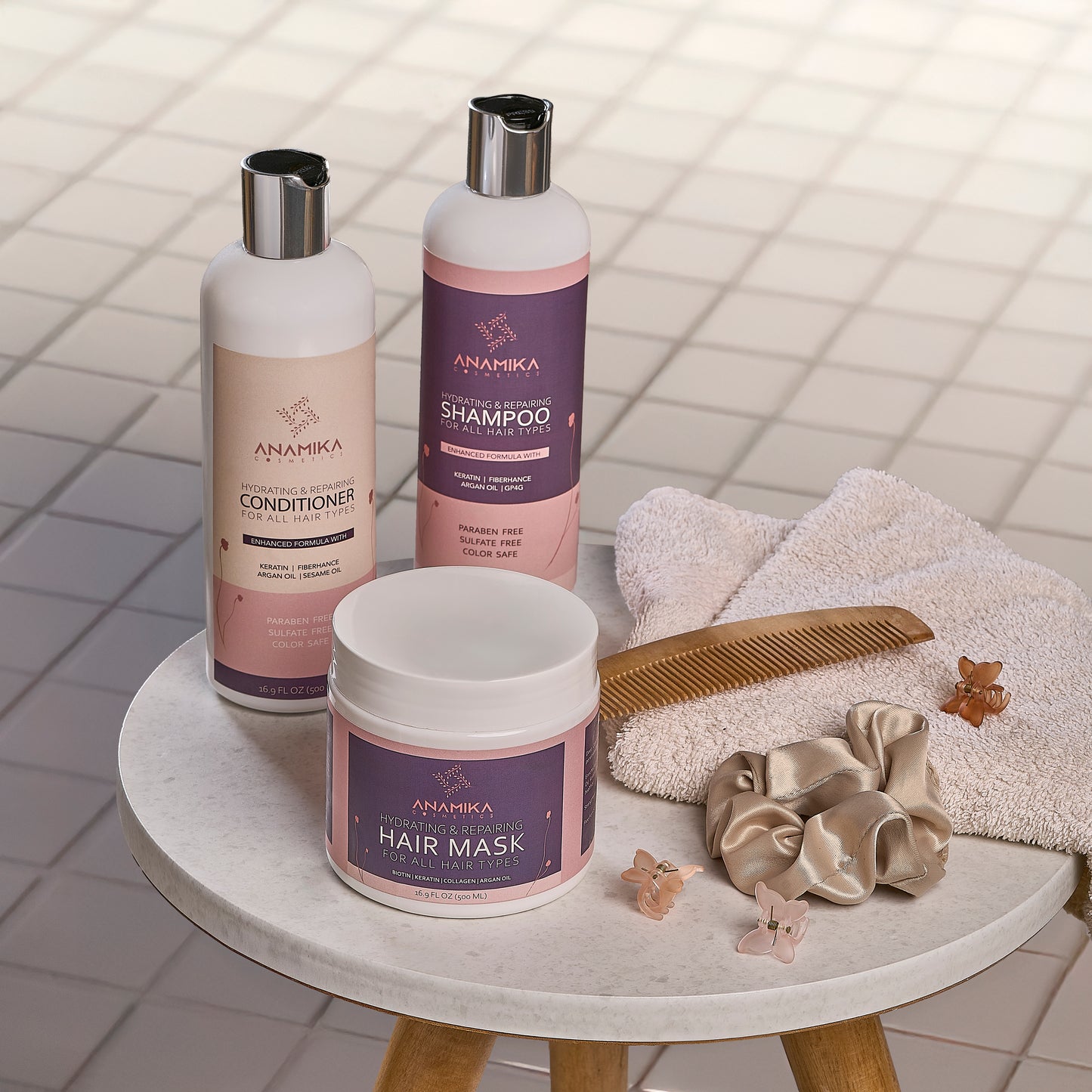 Intense hydrating & repairing hair kit
